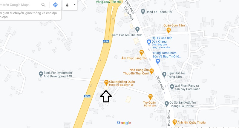 ĐỊA ĐIỂM QUÁN CẦU NGHIÊNG PHAN RANG NINH THUẬN